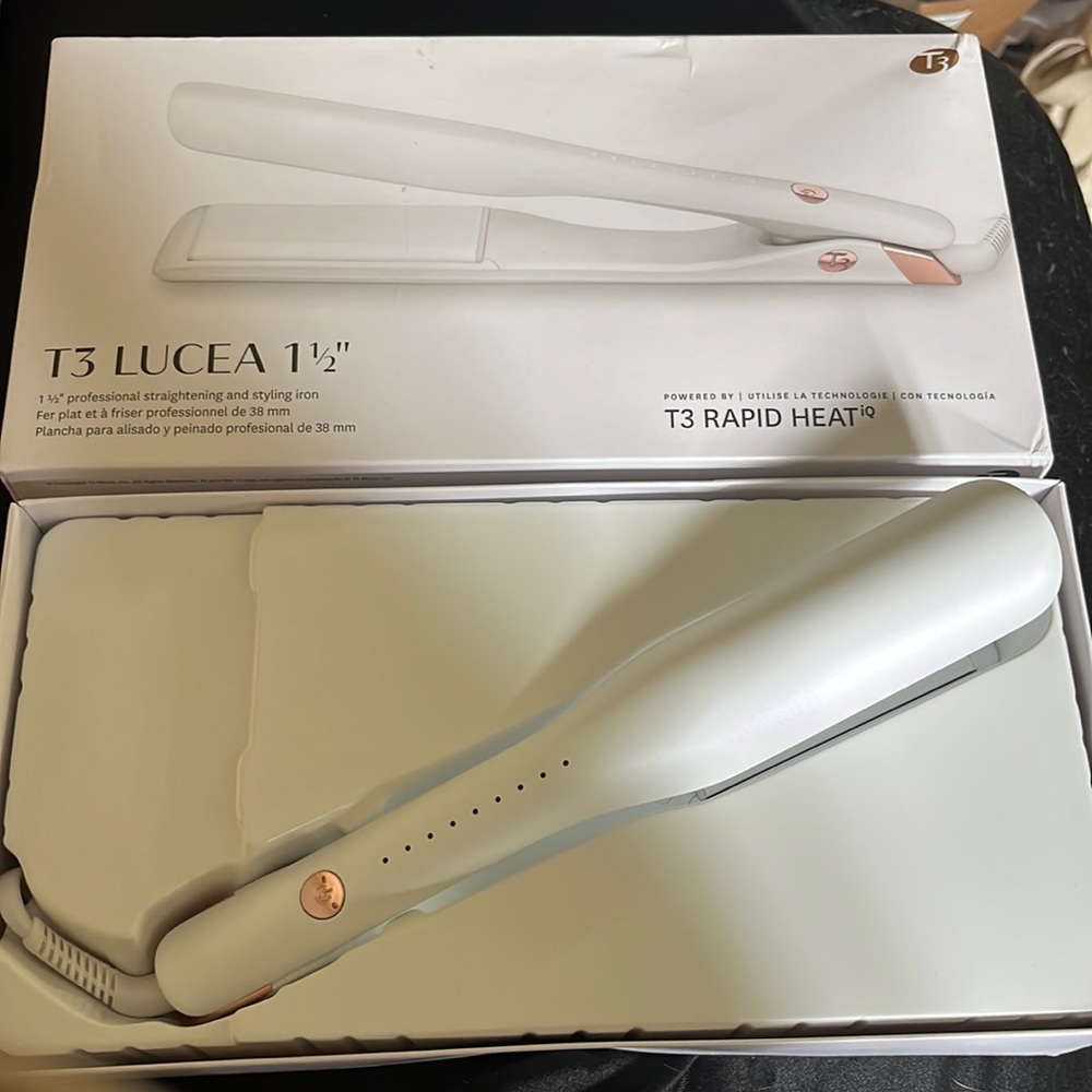 T3 lucea 1.5 straightening and styling iron rapid heat